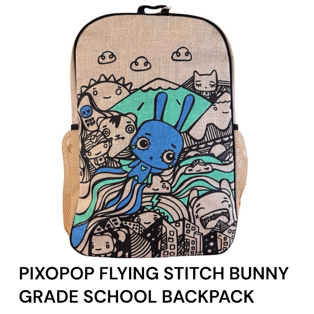 SoYoung Pixopop Flying Stitch Bunny Grade School Backpack